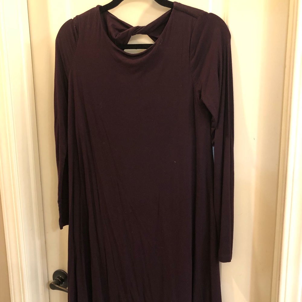 Pea in the Pod maternity S maroon dress